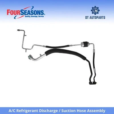 Conjunto de manguera de succión/descarga de refrigerante de CA para Ford F-250 2005-2006 4 estaciones Foto 1 de 4