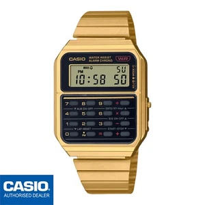 CASIO CA-500WEG-1AEF⎪CA-500WEG-1A⎪Original⎪Vintage EDGY⎪CALCULADORA⎪Dorado - Imagen 1 de 4