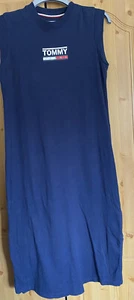 Women’s Tommy Hilfiger Midi Dress Size S Navy - Picture 1 of 5