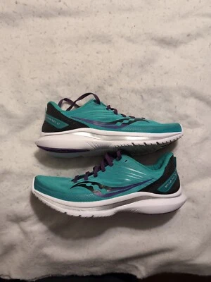 SAUCONY Kinvara 12 Women's Size 10 Running Shoes Jade/Concord S10619-20  - Image 1 of 4