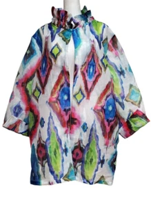 Berek Sheer Wired Collar Jacket Size XXL Multicolor - Picture 1 of 4