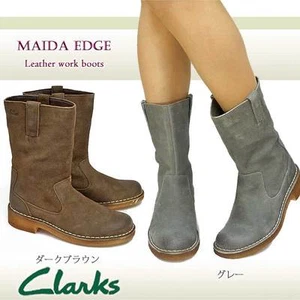 Clarks Original Women's ** DESERT MAIDA EDGE ** GREY SUEDE ** UK 4.5 / US 6.5 D - Picture 1 of 6