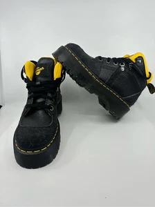 Dr. Martens Zuma Wanderstiefel schwarz Leder Wildleder Plateau Stiefel Gr. 7 Damen - Bild 1 von 5