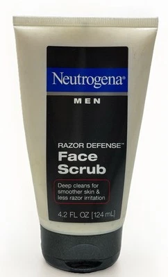 neutrogena men razor defense face scrub 4.2oz scuffed bottle - Image 1 of 2