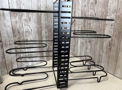 Organizador de Ollas de 8 Niveles Estante Gabinete Almacenamiento Tapa Soporte Hogar Cocina Sartén Soporte Foto 1 de 4