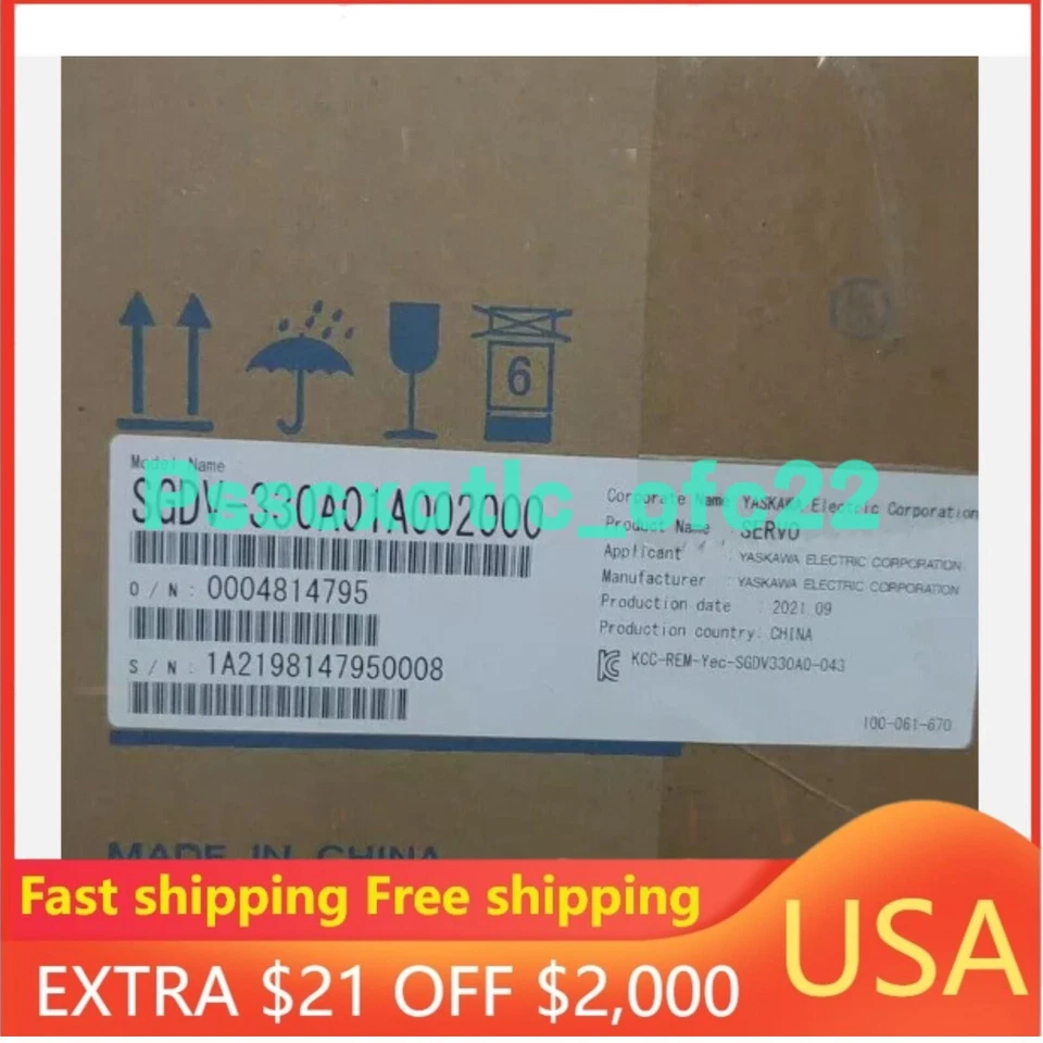 1PC Yaskawa SGDV-330A01A002000 With One Year Fast