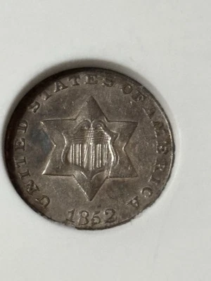 1852 Three Cent MS58 - Image 1 of 4