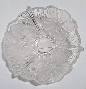 Vintage Mikasa Hibiscus Frost 9 In Bowl SA 134/210 With Original Box Germany - Picture 1 of 15