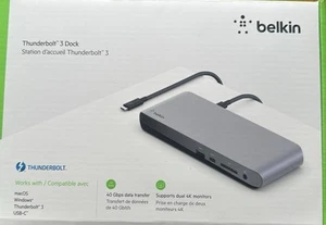 Station d'accueil Belkin Thunderbolt 3 Dock Pro ( F4U097VF ) NEUVE - Photo 1/9