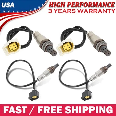 Sensor de oxígeno ascendente+abajo 4 piezas para Jeep Grand Cherokee 2014-2019 Wrangler 2012-2018 Foto 1 de 4