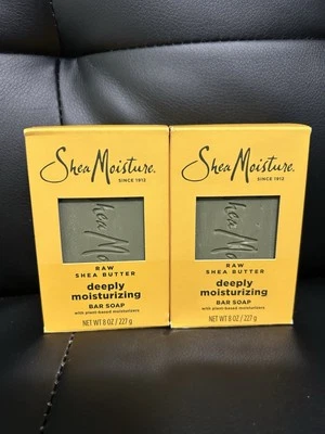 Shea Moisture Raw Butter Bar Soap - 8oz (2 Pack) - Image 1 of 2