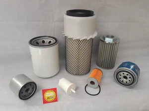 Filtre Set (Grand) Compatible Avec Kubota KH 151 Avec Moteur V1902-BH-4 - Afbeelding 1 van 1
