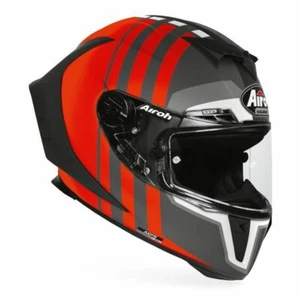 AIROH GP550S FULL FACE MOTORCYCLE HELMET - SKYLINE ORANGE MATT - Picture 1 of 3