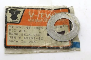 44-2028 V-Twin Wheel Hub Bearing Shim .016 for Harley-Davidson FLT 1982-1999 - Picture 1 of 1