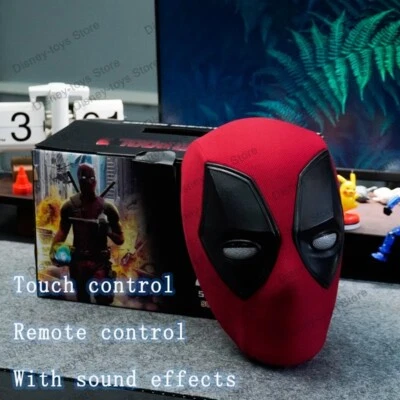 Dead-Pool Mask Light Up Eyes Remote Control Eyes Helmet Masks Props Gift - Image 1 of 4