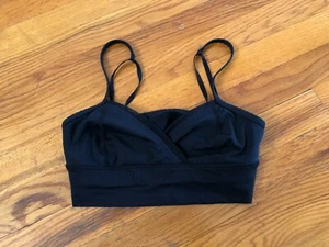 Lululemon Women's Sports Bra Size 4 - Black - Picture 1 of 8