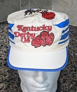 DEADSTOCK Vintage 1988 Kentucky Derby 114 Lightweight Made In USA Snapback Hat