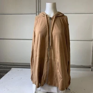 Calvin Klein Plus Logo Fitness Hoodie Women's Size 2X Brown - Picture 1 of 6
