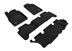 3D MAXpider All-Weather KAGU Floor Mats For INFINITI 14-21 QX80 / 11-13 QX56 - Picture 1 of 6