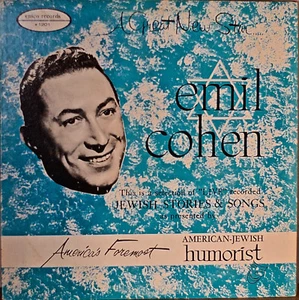 EMIL COHEN: Amerikas führender amerikanisch-jüdischer Humorist - NM1954?LP SIGNIERT - Bild 1 von 2