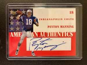 Peyton Manning AUTO Upper Deck Authentics 2002 Certified Autograph SP Colts HOF - Picture 1 of 3