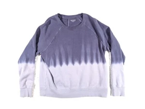 Athleta Sweatshirt Womens Small Purple Sundown Dip Tie Dye Long Sleeve Crew - Picture 1 of 7