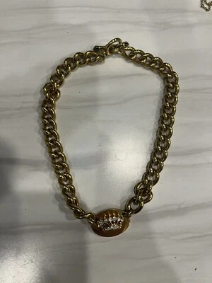 Gargantilla corona vintage Juicy couture buena cadena logotipo Foto 1 de 4