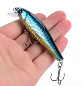 1PCS Minnow Fishing Lures Wobblers Sinking Crankbait Hard Bait Swim Fish Pike - Picture 1 of 3