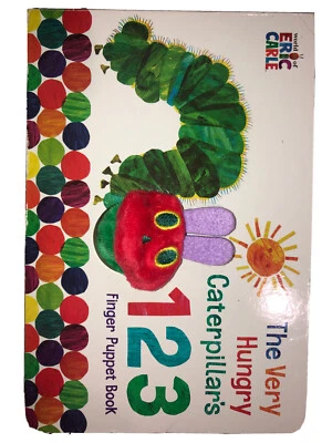 The Very Hungry Caterpillar's 123 Finger Puppet Book 2019 Eric Carle - Image 1 of 4