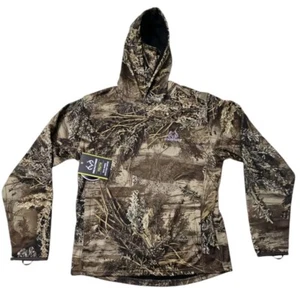 Realtree Hoodie Youth XL Built-In Face Gaiter MAX-1 XT Tech Fleece Pullover NWT - Picture 1 of 13