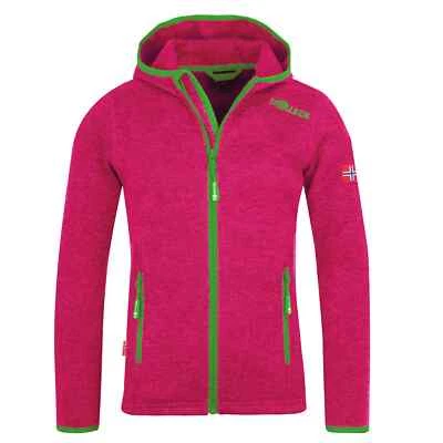 Trollkids Girls Jondalen Jacket XT Kinder Rosa Jacke Fleecejacke (221-213)