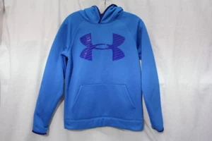 UNDER ARMOUR Blue Cold Gear Hoodie, Size Youth L-B123 - Picture 1 of 6