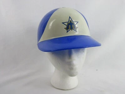 Casco de recuerdo tamaño completo Throwback Seattle Mariners-MLB-azul real/blanco-laich Foto 1 de 4