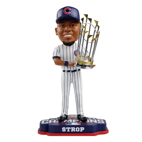Pedro Strop Chicago Cubs 2016 World Series Champions Bobblehead Cover