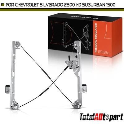 Regulador de ventana manual para Chevrolet Silverado 3500 HD GMC Sierra 1500 delantero izquierdo Foto 1 de 4