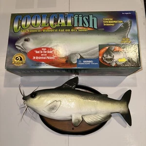 Vintage 2000 Gemmy Cool Catfish mit Box Bad To The Bone funktioniert nicht - Bild 1 von 3