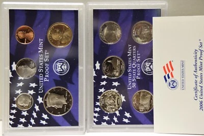 2006-S U.S. Mint Proof Set w/ Certificate 10 Coins Original Clad. - Image 1 of 4