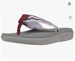 Kids Girls Unisex Size 12 - Teva child Voya Flip Gray NEW - Picture 1 of 6