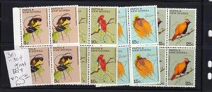 BLOQUES DE 4 AVES DEL PARAÍSO PAPÚA NUEVA GUINEA # 301-304 EN MUY BUEN ESTADO-MNH - Imagen 1 de 1