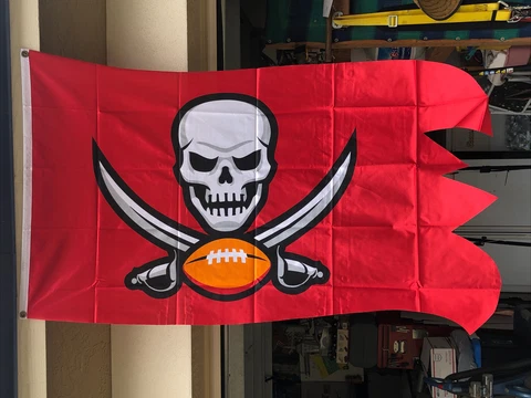 Tampa Bay Buccaneers 3x5ft Flag Banner Skull Battle Flag Tom Brady Cover
