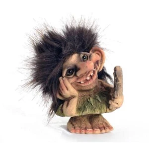 Statua Portafortuna NYFORM 840142 Troll con Specchio - Imagen 1 de 2