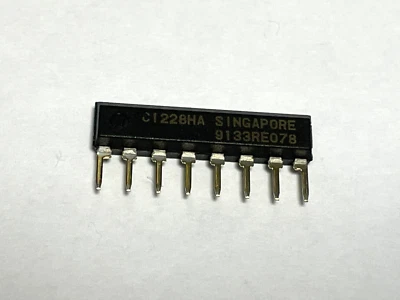 uPC1228HA stereo preamplifier IC low-noise NEC - Image 1 of 2