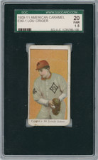 1909-11 E90-1 American Caramel Co. Lou Criger SGC 1.5