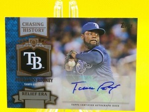 Fernando Rodney 2013 Topps Chasing History AUTOGRAPH #CHA-FR Tampa Bay Rays