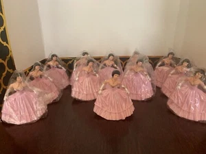 Lot of 12 pieces Vintage Quinceanera Doll with Pink Dress - Picture 1 of 4