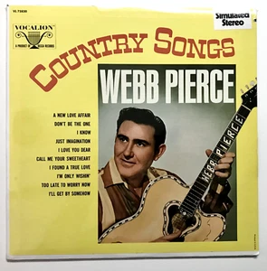 WEBB PIERCE: Country Songs (Vinyl LP Record Sealed) - Picture 1 of 4