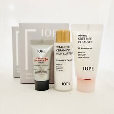 IOPE Skin Barrier Solution Kit 2 Sets  Vitamin E Cream+Softener+Foam 6pcs