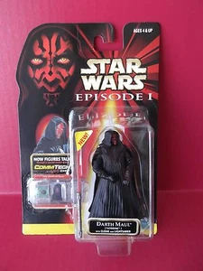 STAR WARS "DARTH MAUL" 4"IN FIGURE (TATOOINE) W/CLOAH & LIGHTSABER 1999 HASBRO - Picture 1 of 11