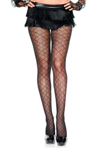 NEW sexy MUSIC LEGS basket WEAVE diamond SQUARE fishnet NET pantyhose STOCKINGS - Picture 1 of 1