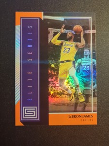 2018-19 Panini Status Elite Series Lebron James Orange L.A. Lakers 22
